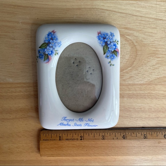 Alaska Forget-Me-Not State Flower Picture Frame - Picture 4 of 4